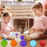 Baby Toys for 1 2 Year Old Boys Girls, Montessori Sensory Toys for 12 18 Months 1st Gifts Educational Learning Shape Sorter Activity Cube Travel Toys for Autism Toddlers Birthday Presents - Image 3