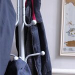 Harbour Housewares 1x White Free-Standing Steel Coat Rack - Multi-Hook Hallway Hall Hat Bag Jacket Hanger Storage Tree Stand Unit - Image 6