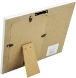 Set of 2 New Baby Photo Frames Unisex White/Grey Nursery Baby Shower - Image 5