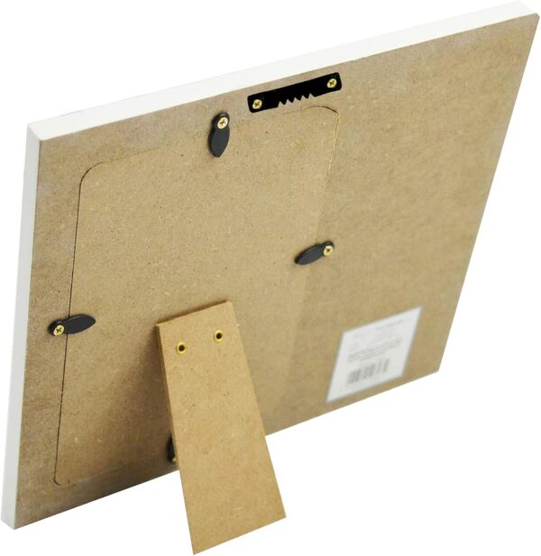 Set of 2 New Baby Photo Frames Unisex White/Grey Nursery Baby Shower - Image 5