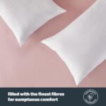 Silentnight Hotel Collection Pillows 2 Pack - Luxury Hotel Quality Pillows Soft Medium Support for Back and Side Sleepers Comfy Supportive - Hypoallergenic and Machine Washable - Pack of 2 - Image 5