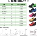 Boys Football Boots Shoes Kids Girls FG/AG Soccer Athletics Training Sport Running Shoes Profession Competition Teenager Indoor Outdoor Cleats Sneakers for Unisex - Image 6