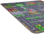 The Rug House Kids Reversible Double Sided Town City Roads Car Playmat Childrens Play Village Farm Mats 80cm x 150cm - Image 7
