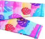 HUAANIUE Baby Girls Flower Swimsuit One Piece UPF 50+ UV Swimwear with Zipper 6M-6Y Swimming Costume - Image 4