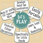 Jaques of London Wooden Activity Cube for 1 Year Old | Wooden Shape Sorter with Bead Maze | Montessori Educational Toys for 1 Year olds | Since 1795 - Image 6