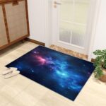 Galaxy Rugs for Kids Bedroom - Navy Blue Galaxy Rug, Boys Space Rugs for Living Room Bedroom, Washable Non Slip Soft Small Carpet, Patterned Area Rugs & Home Decor 40x60 cm - Image 4