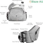 Baby Hip Carrier with Seat | Baby & Toddler Carrier with Adjustable Waistband & Back Support - Image 3