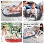 Totsi Baby Lounger Set | Ultra-Soft Baby Nest with Pillow and Blanket | Machine Washable Infant Lounger 0-24 Months | Adjustable Infant Nest for Travel | Baby Lounger Cover for Newborn - Image 4