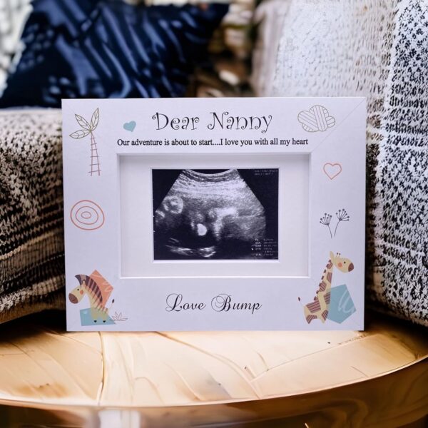 Baby Announcement Nanny to be Scan Photo Frame Gift - Image 4