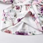 Tearfuty Toddler Baby Girls Floral Print Long Sleeve Top Pants 2Pcs Outfits Black - Image 5