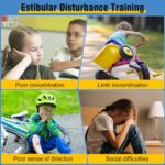 Kids Sensory Swivel Chair, Autism Spinning Chair for Kids Sensory, Sensory Toy Chair, Training Body Coordination, No Assembly Required (Red) - Image 7