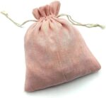 200 Mini Hair Ponios Baby Girls Toddlers Hair Accessories Hair Bobbles Elastics Soft with Linen Storage Bag (Pink Tones) - Image 2