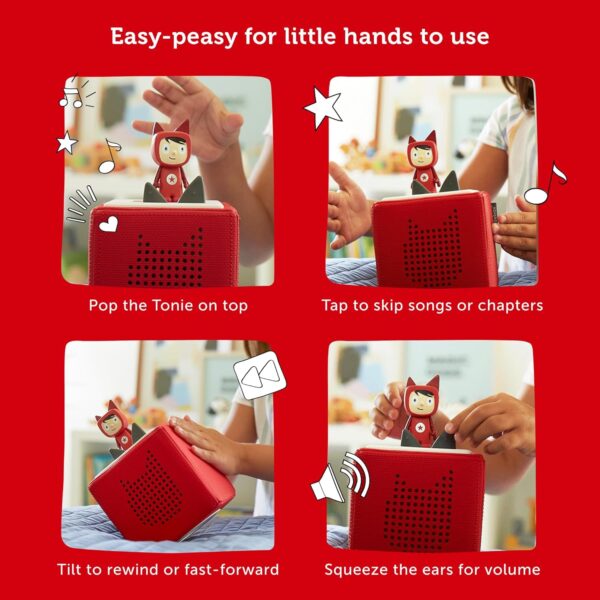 tonies Marvel Spidey & Friends Bundle including 1 Creative & 4 tonies - Spidey, Ghost Spider & Miles Morales Black Panther, Red - Image 3