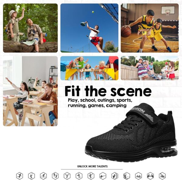 Boys Trainers Kids Running Walking Shoes Sport Shoes Breathable Athletic Sneakers - Image 7