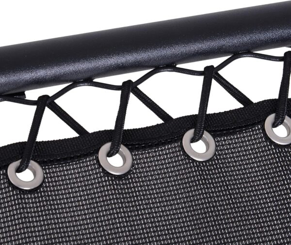 Outsunny Zero Gravity Chair Metal Frame Texteline Armchair Outdoor Folding and Reclining Sun Lounger with Head Pillow for Patio Decking Gardens Camping, Black - Image 9