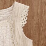 MoccyBabeLee 2Pcs Baby Girl Clothes Sleeveless Vest Top and Ruffle Bloomers Shorts Set Toddler Lace Trim Summer Outfits - Image 3