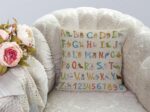 Smooffly Alphabet with Cartoon Animals Cushion Cover Outdoor Furniture Decorative Linen Square Double Sided Printing Pillow Cover for Home Office Sofa Couch Car Garden 45 x 45cm 18 x 18 inches - Image 3