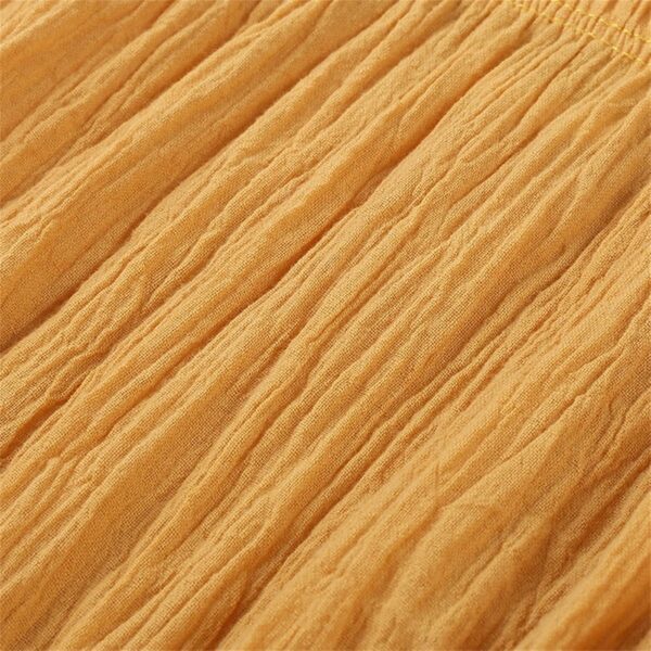 𝐁loomers for Baby Toddler Girl Boy Ruffle 𝐃iaper 𝐂overs Newborn Cotton Linen Cute Loose Harem Shorts Underwear Infant Solid Plain Summer Basic Shorts Stretchy Washable Reusable Cover - Image 3