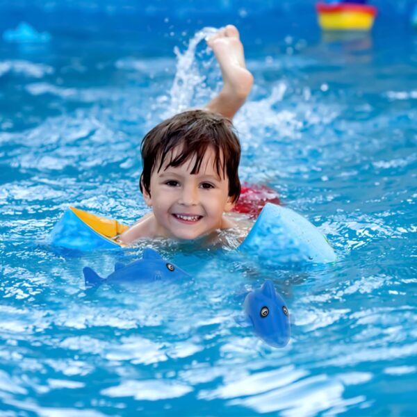 14.5cm Sea Animal Baby Bath Toy Dolphin Figurine Toy for Babies Wind Up Bathtub Toys Floating Swimming Pool Toys for Toddlers 18+ Months - Image 6