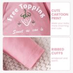 JiAmy 2Pcs Baby Pyjama, Boys Girls Long Sleeve Romper, Slanting Snap Button Snowsuit, Cotton Onesie Jumpsuit for Infant 0-12 Months - Image 5