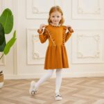 Miipat Baby Girl Dress Long Sleeve Toddler Girls Sweater Dresses Fall Winter Ruffle Pullover Knit Outfits for Girl - Image 7