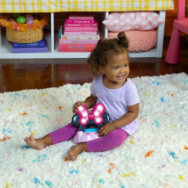Bright Starts Disney Baby Minnie Mouse Peekaboo Activity Jumper with Lights and Melodies, 8 Toys, 4 Adjustable Positions, Ages 6 Months + - Image 9