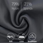 KAKU NANU Girls Flared Legging 2 Pcs,5-12 Years High Waisted Black Grey School Trousers Yoga Pants Sports Dance Joggers Leggings - Image 6