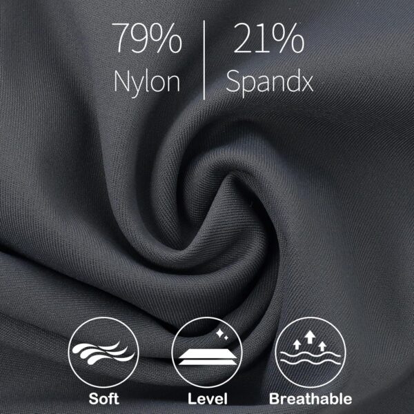 KAKU NANU Girls Flared Legging 2 Pcs,5-12 Years High Waisted Black Grey School Trousers Yoga Pants Sports Dance Joggers Leggings - Image 6