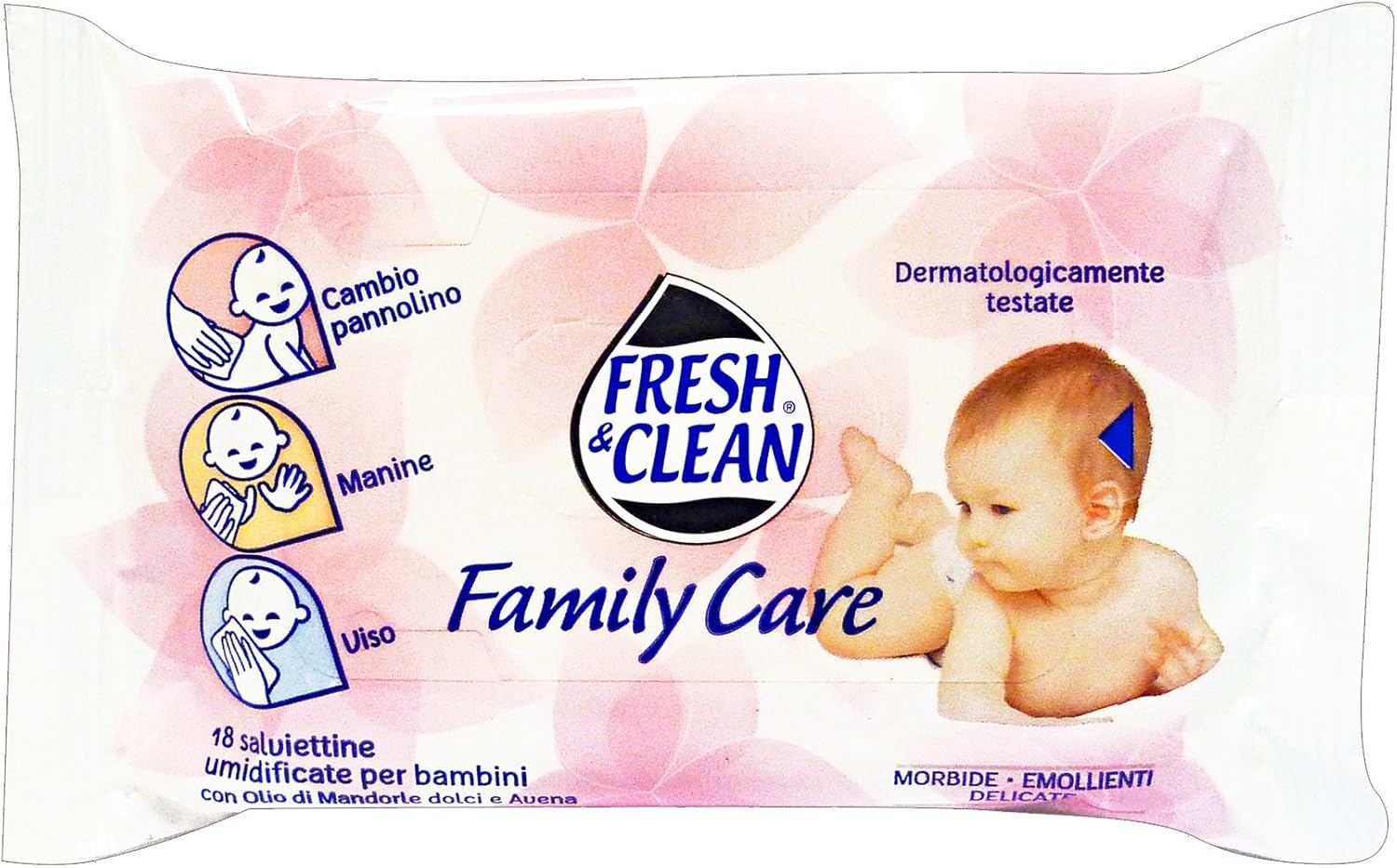 8169t8ZLbEL._AC_SL1500_.jpg Fresh & Clean Set of 12 fresh & clean baby wipes * 18 pz. Family Care – Line Baby - Image 1