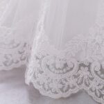 WOCINL Baby Girls Christening Long Sleeve Lace Bowknot Dresses Princess Wedding Birthday Pageant Party Baptism Tutu Gown - Image 5