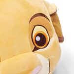 Disney Store Official Simba Character Face Cushion, The Lion King, 51cm/20”, Comfy Cuddly Fun Pillow Features Little Lion Face with Floppy Ears and Fluffy Tufts - Image 3