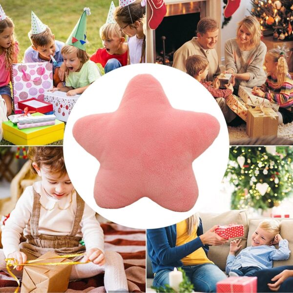 Fruusv Soft Plush Star Cushion, Nursery Room Star Cushion, Decorative Star Pillow Plush, Versatile Washable Star Shaped Pillow And Sizes For Children, Adults - Image 5