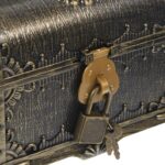 Homoyoyo Toys Plastic Chest Plastic Candy Case Treasure Chest Retro Sundries Organizer Jewelry Case Jewelry Organizer Jewelry Storage Case Photo Prop Antique Silver Child Decorations - Image 5