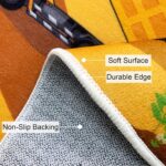 USTIDE Kids Carpet Playroom Rug Educational Construction Play Mat Cartoon Excavator Bulldozer Nonslip Area Rug for Boys and Girls,Nursery/Kindergarten/Bedroom,120x180cm - Image 6