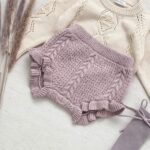 Choomomo Infant Baby Girls Shorts Ruffles Crochet Knit Bloomers Panties Underwear for Homewear - Image 2