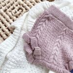 Aiihoo Toddler Cable Knit Bloomers Baby Girls Loose Harem Shorts Infant Ruffles Crochet Panties Underwear - Image 4