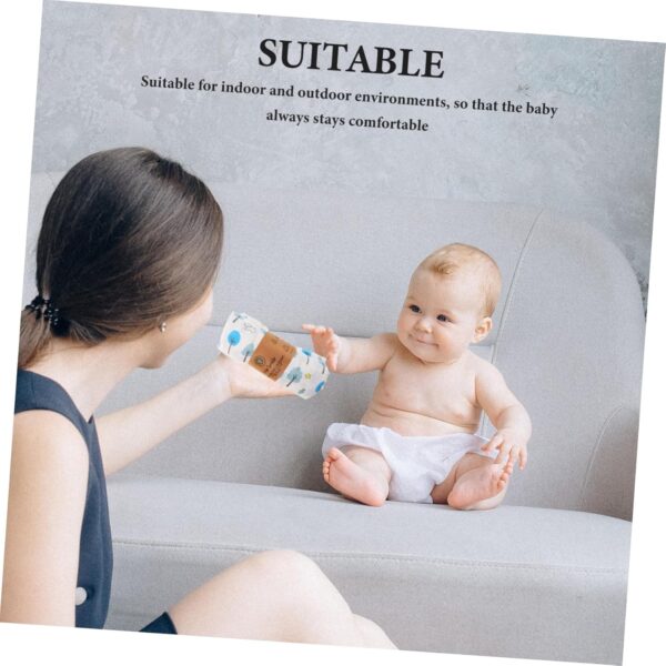 Vaguelly 3sets Blanket Newborn Blanket Bath Rugs Blanket Bath Towel Girl Blanket Double Layer Blanket Boy Blankets Boys Blanket Fluffy Blanket Burp Cloths 2pcs*3 - Image 8