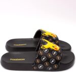 Pokemon Sliders For Boys | Kids Pikachu Face Sandals Beach Shower Shoes | Childrens Pokeball Black Summer Footwear Game Merchandise Gift - Image 5