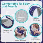YooxArmor Baby Carrier Newborn to Toddler, Ergonomic Adjustable Toddler Carrier for 7-33 Lbs, Cozy Lightweight Infant Carrier with Neck Support, Baby Holder Carrier with Lumbar Support for Mom Dad - Image 3