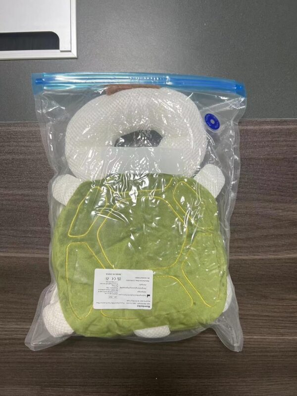 Bambebe Baby Head Protection Pillow Head Protection Backpack Safety Pads Adjustable Size Baby Head Protector for 4-24 Months Toddler Baby Safety Helmet Baby Harness Baby Walking(Turtle) - Image 8