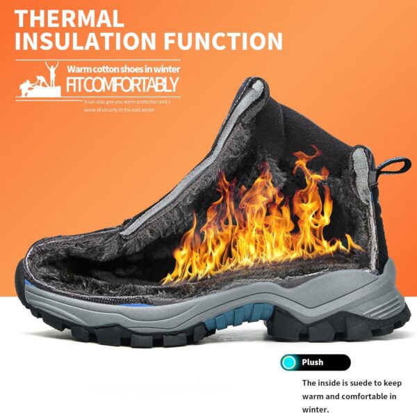 VITIKE Kids Snow Boots Outdoor Winter Walking Boots Warm Trekking Boots - Image 4