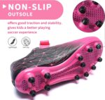 Boys Football Boots Shoes Kids Girls FG/AG Soccer Athletics Training Sport Running Shoes Profession Competition Teenager Indoor Outdoor Cleats Sneakers for Unisex - Image 4