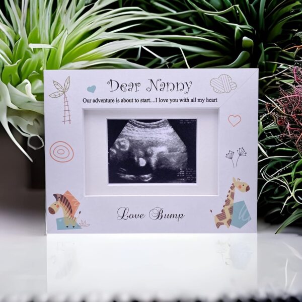 Baby Announcement Nanny to be Scan Photo Frame Gift - Image 3