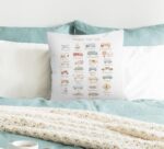 FLDAS Classroom Pillow Covers 18x18, Classroom Pillows for Kids Reading Corner, Toddler Boys Kids Room Nursery Decor, Transportation Alphabet Kids Pillows Decorative Throw Pillows Cover - Image 6