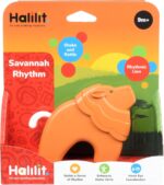 Halilit Savannah Rhythm Shaker - Lion. Musical Toy Rattle. Suitable for Baby Boys & Girls 9 Months + 9m+
