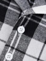 Naiyafly Kids Pajamas Set Plaid Button Down Pyjamas for Girls Boys Toddler Christmas Sleepwear Baby PJS 2 Piece Shirts Tops Pants Nightwear Homewear 18 Months - 6 Years - Image 6