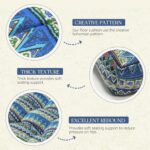 Round Meditation Cushion Set of 2, Large Bohomian Decorative Floor Cushions Thicked Memory Foam Throw Floor Pillows Seating, Tufted Soft Floor Pillows for Livingroom Yoga 22 * 22in - Image 6