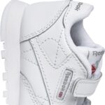 Reebok Unisex Baby Cl Lthr 2v Sneaker, White Carbon Vecblu, 5.5 UK Child - Image 7