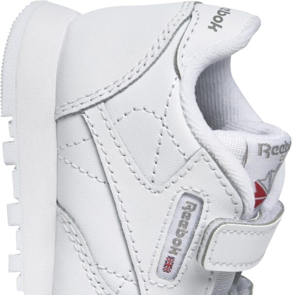 Reebok Unisex Baby Cl Lthr 2v Sneaker, White Carbon Vecblu, 5.5 UK Child - Image 7