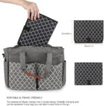 Baby Changing Pad, Built-in Pillow Portable Changing Mat for Baby, 51 * 64cm Nappy Pad, Foldable Waterproof Diaper Changing Pad, Compact Diaper Changing Pad, Portable Changing Mat for New-Born - Image 5